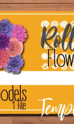 Arquivo de Corte 30 Flores + 30 Folhas #201#