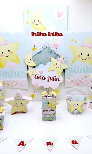 Arquivo de Corte Kit Brilha Brilha Estrelinha