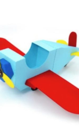 Arquivo de corte caixa avião