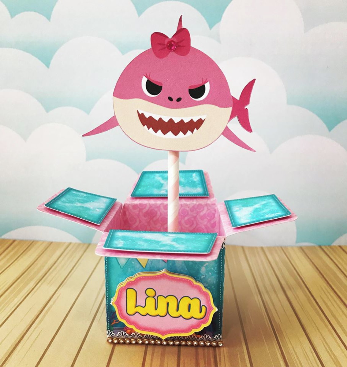 Arquivo de Corte Baby Shark Rosa - Imagem 4