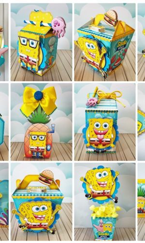Arquivo de Corte Bob Esponja Studio e pdf