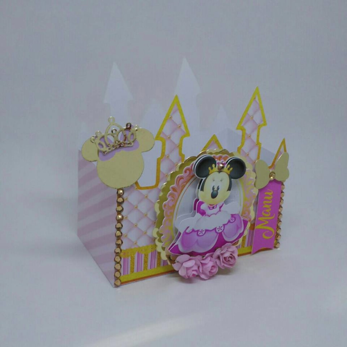 Arquivo de corte Minnie rosa luxo - Imagem 3