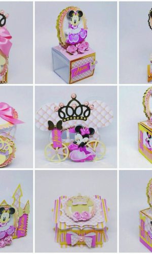 Arquivo de corte Minnie rosa luxo