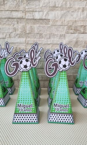 Combo + Arquivo de Corte - Caixa Cone Futebol