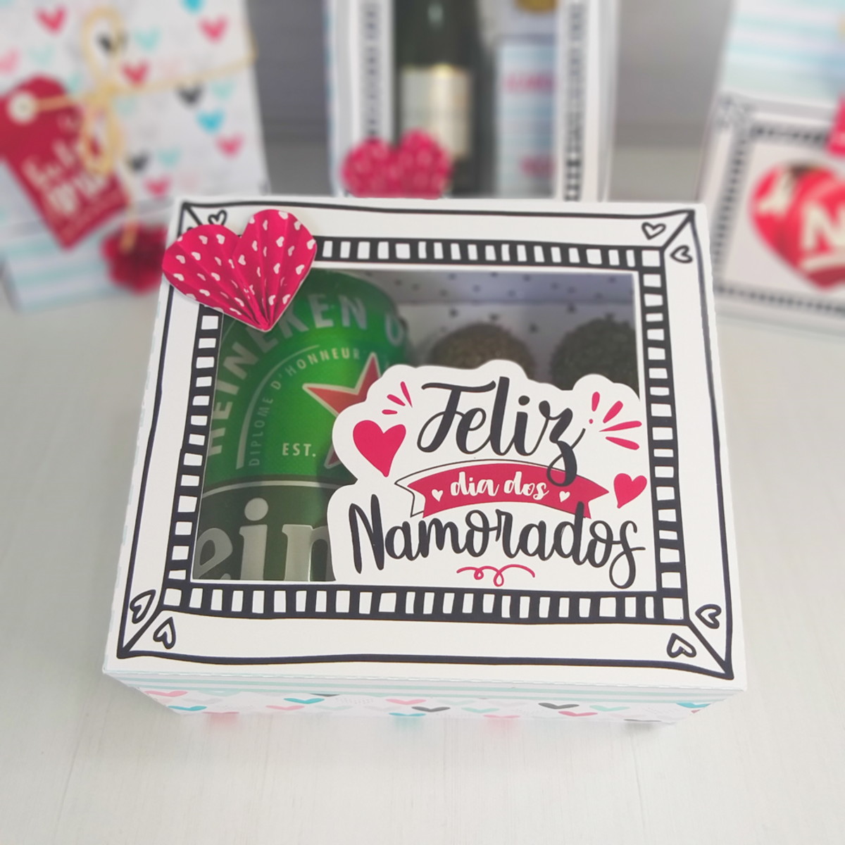 Arquivo de corte caixa cerveja e doces dia dos namorado - Imagem 2