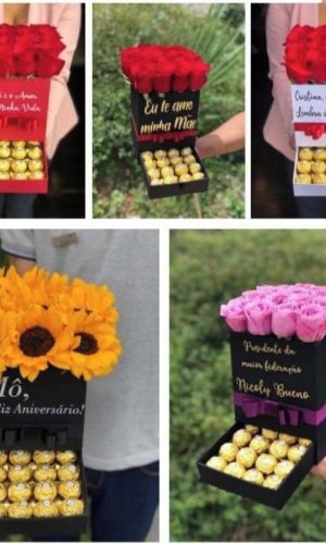 Arquivo de Corte Caixa Gaveta para Flores