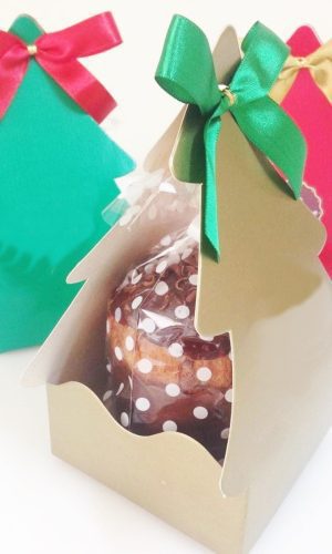 Arquivo de Corte Caixa Mini Panetone de Natal