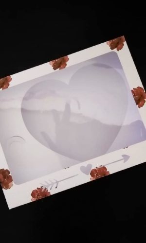 ARQUIVO CAIXA P/ CORAÇÃO DE CHOCOLATE 500G GANHE +3 PRODUTOS
