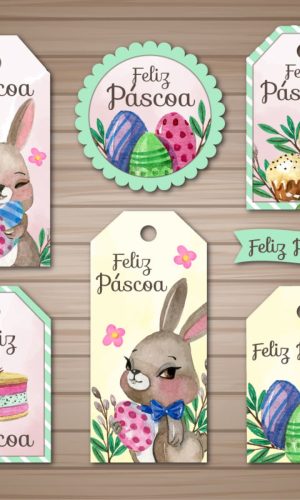 Arquivo de corte tags feliz páscoa