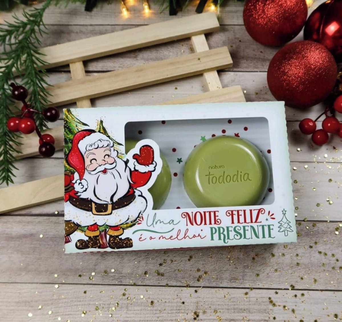 Arquivo de Corte Caixa para 2 Sabonete Natal