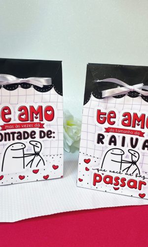Arquivo de corte caixa saquinho
