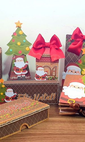 Arquivo de Corte Caixas de Natal