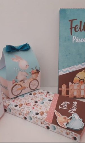 707- Arquivo de Corte Caixas para Doces Pascoa -07