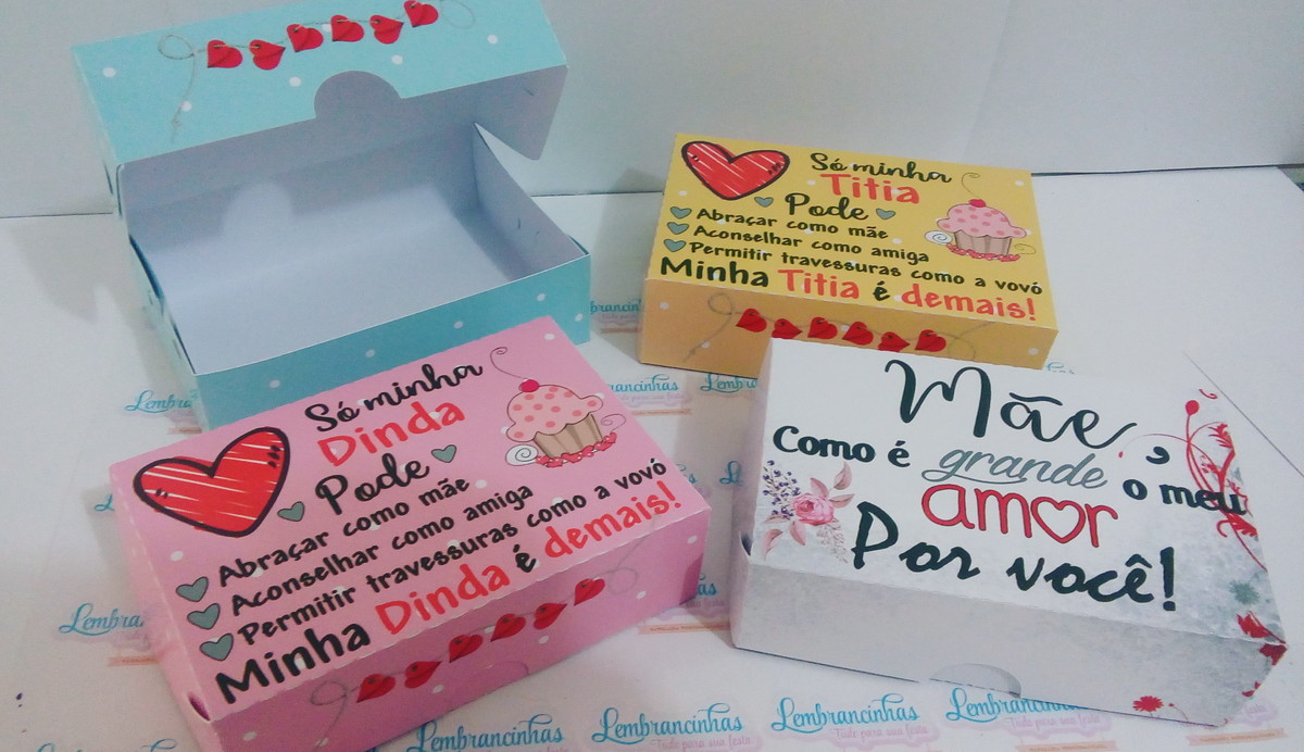 Arquivo de corte Caixas para 6 doces dia das Maes - Imagem 5