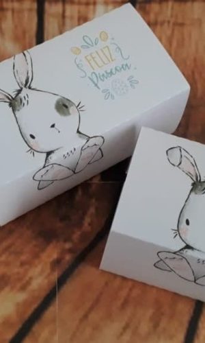 Arquivo de Corte Caixinha Páscoa 2 Doces - Studio #52#