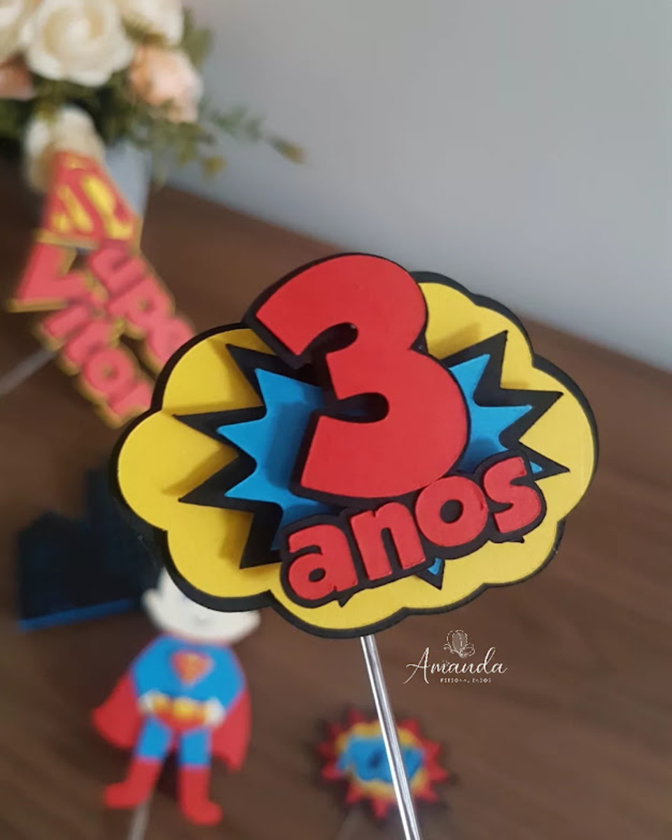 Arquivo de Corte Camadas Super Man Cute - Imagem 2