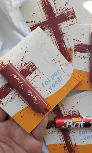 Arquivo de Corte Cartão Batom Páscoa