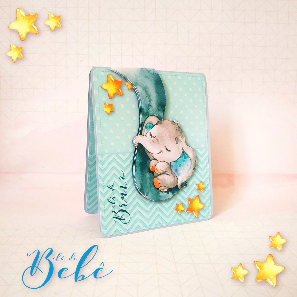 Arquivos de Corte Cha de Bebe Elefantinhos - Imagem 4