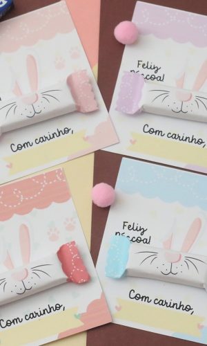 Arquivos de Corte Cartão Coelho Bis Páscoa