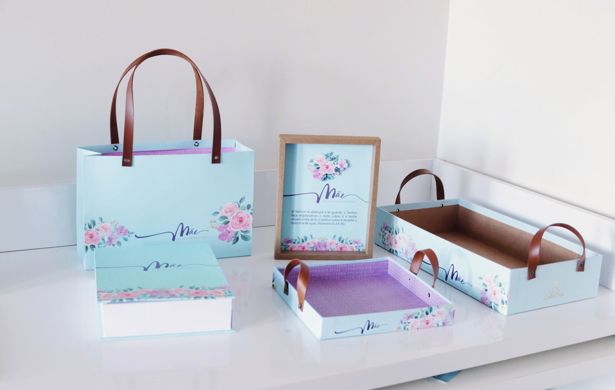 Arquivo de Corte Kits Caixas Dia das Mães