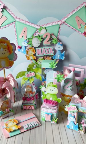 Arquivo de Corte Dino Baby Menina Pdf, Png e Studio