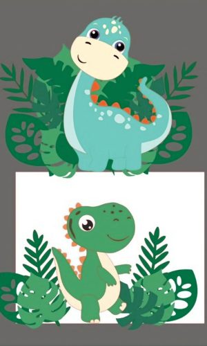 Arquivo de Corte Dino Baby Cute