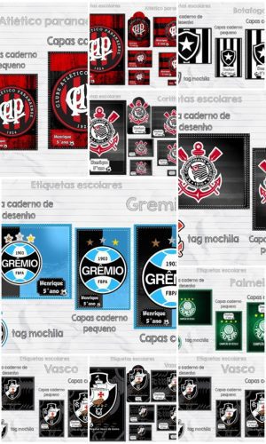 ARQUIVO DE CORTE ETIQUETAS CAPAS ADESIVO TIMES FUTEBOL.