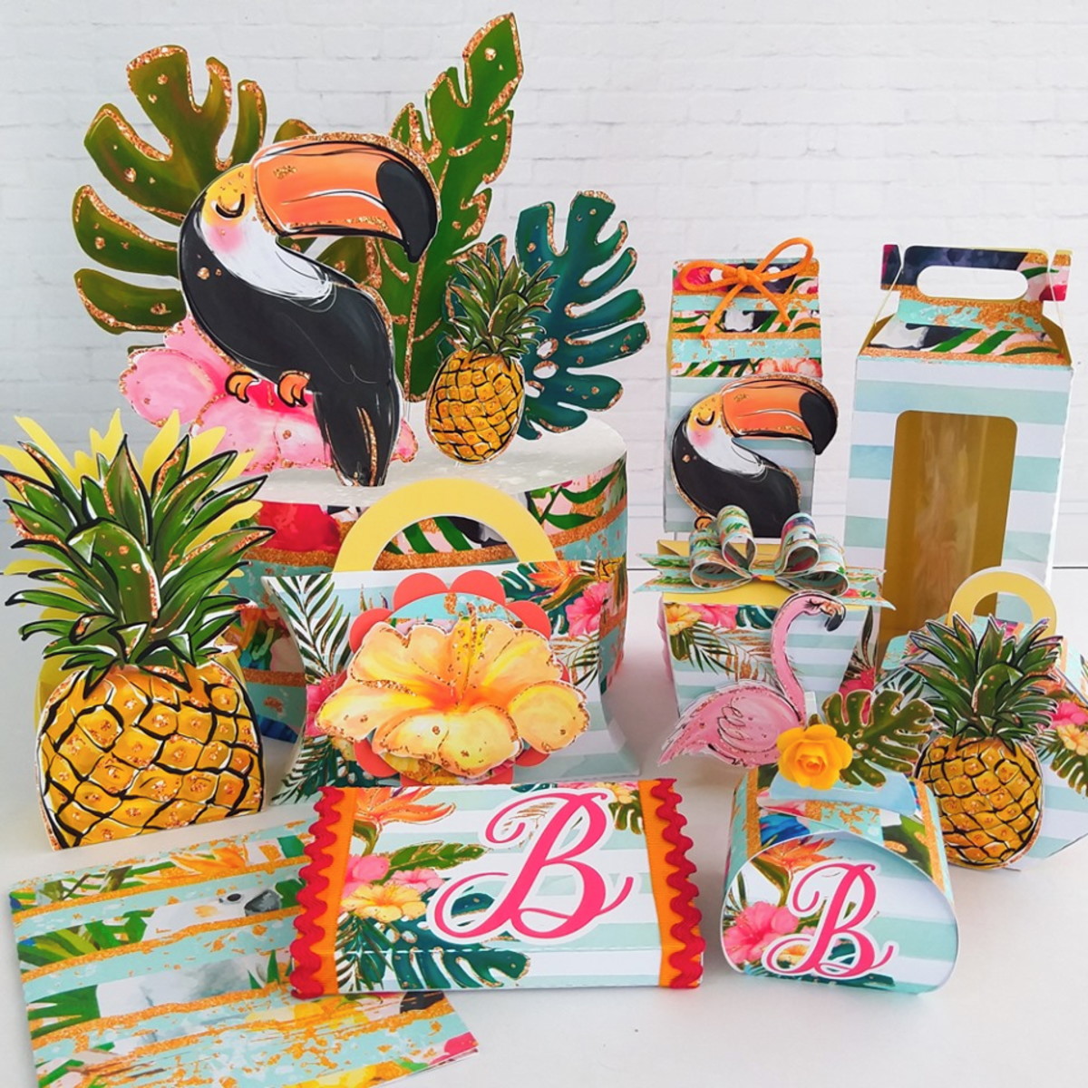 Arquivo de corte Flamingo tropical 03
