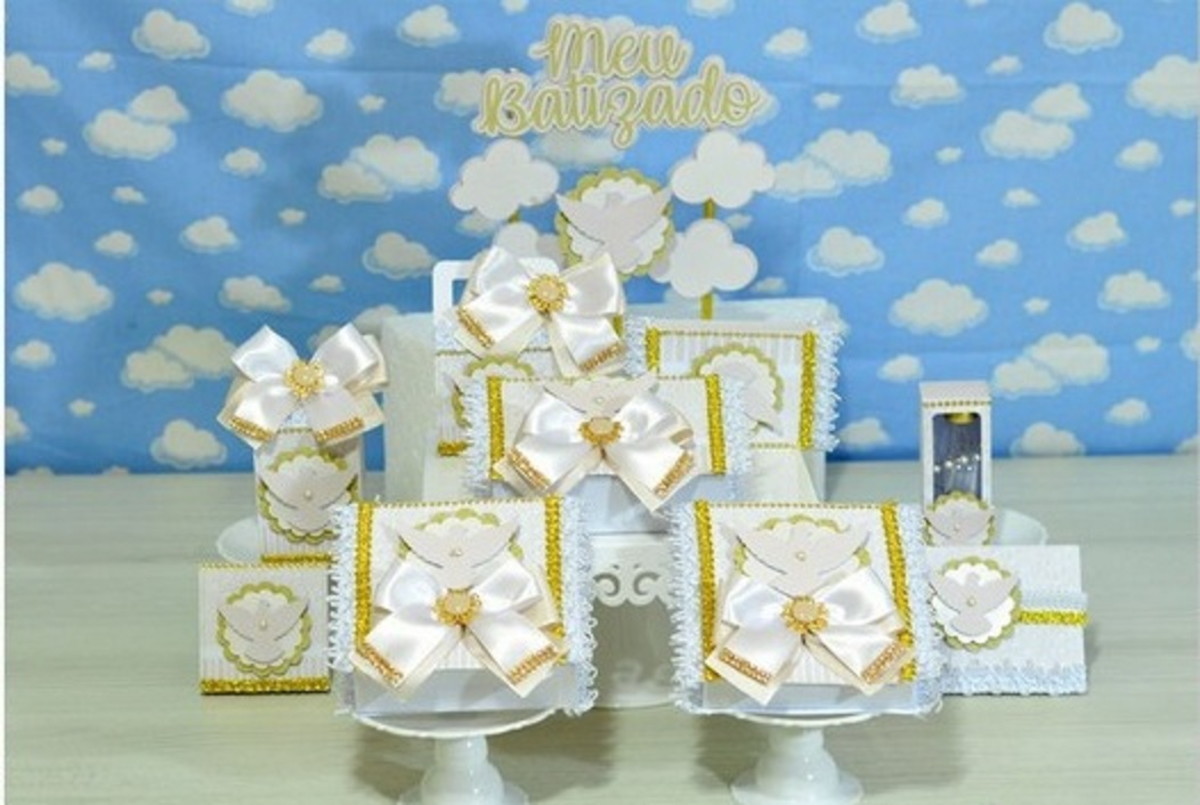 Arquivo de Corte Kit de Batizado de Menino Menina
