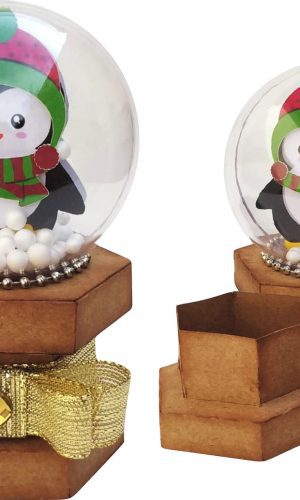 Arquivo de Corte Caixa Globo de Neve