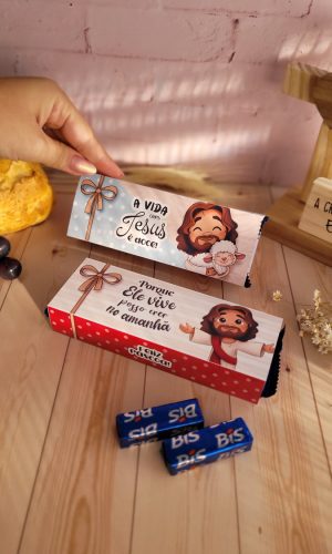 Arquivo de Corte Caixa para Bis Páscoa Ele Vive