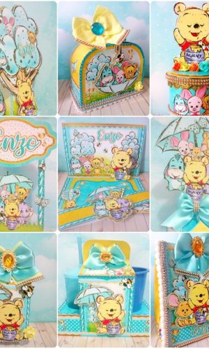 Arquivo de Corte Kit Ursinho Pooh Studio e pdf
