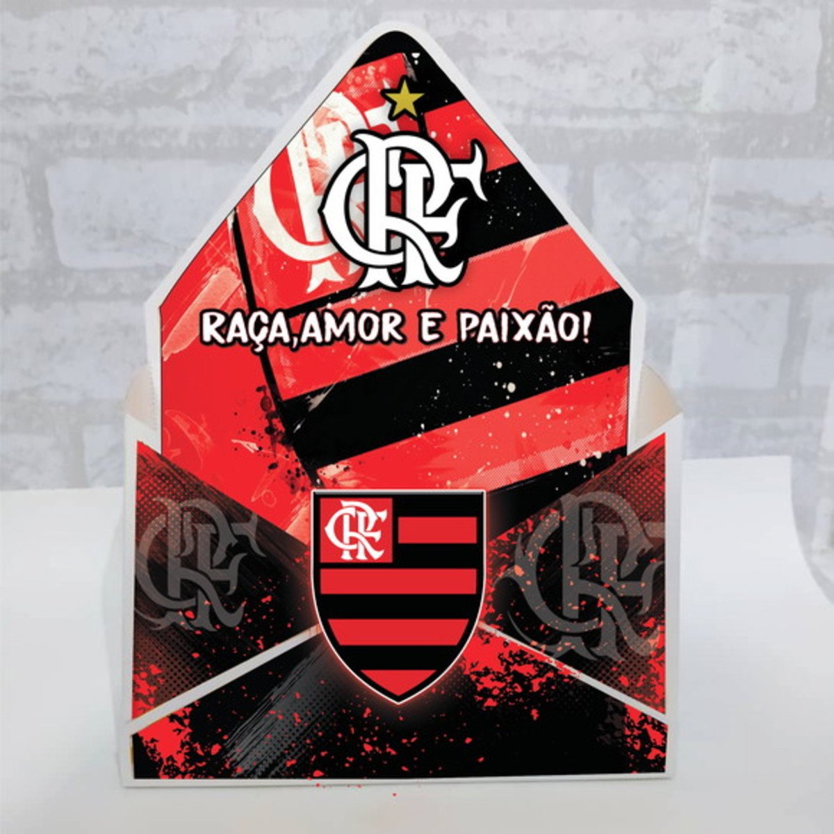 Arquivo de Corte Caixa Envelope Flamengo