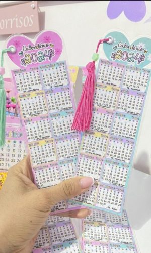 Arquivo de Corte Marca Página Calendário 2024