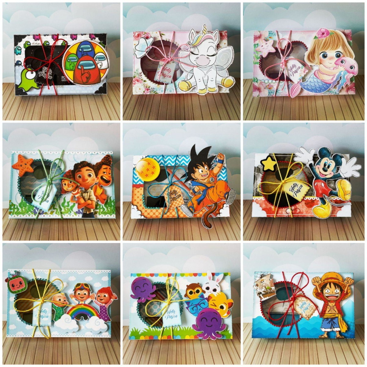 Arquivo de Corte Mini Confeiteiro (9 Temas) #1059#
