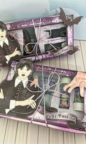 Arquivo de Corte Mini Confeiteiro Wandinha