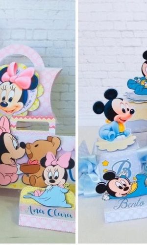 Arquivo de corte minnie e mickey baby