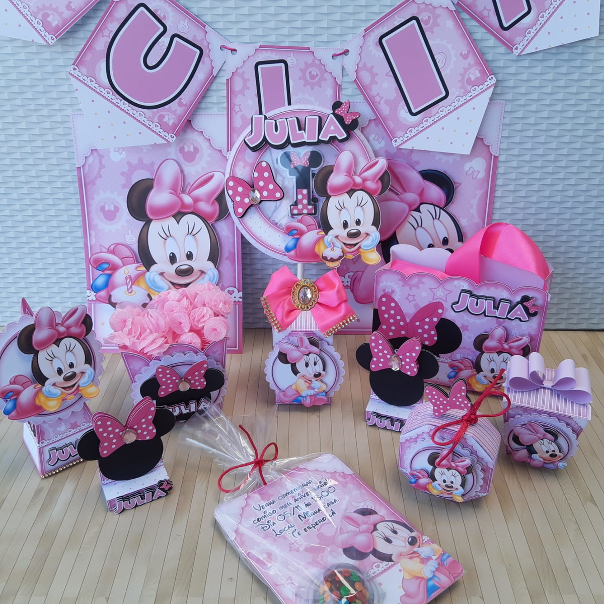 Arquivo de Corte Minnie Rosa 1307