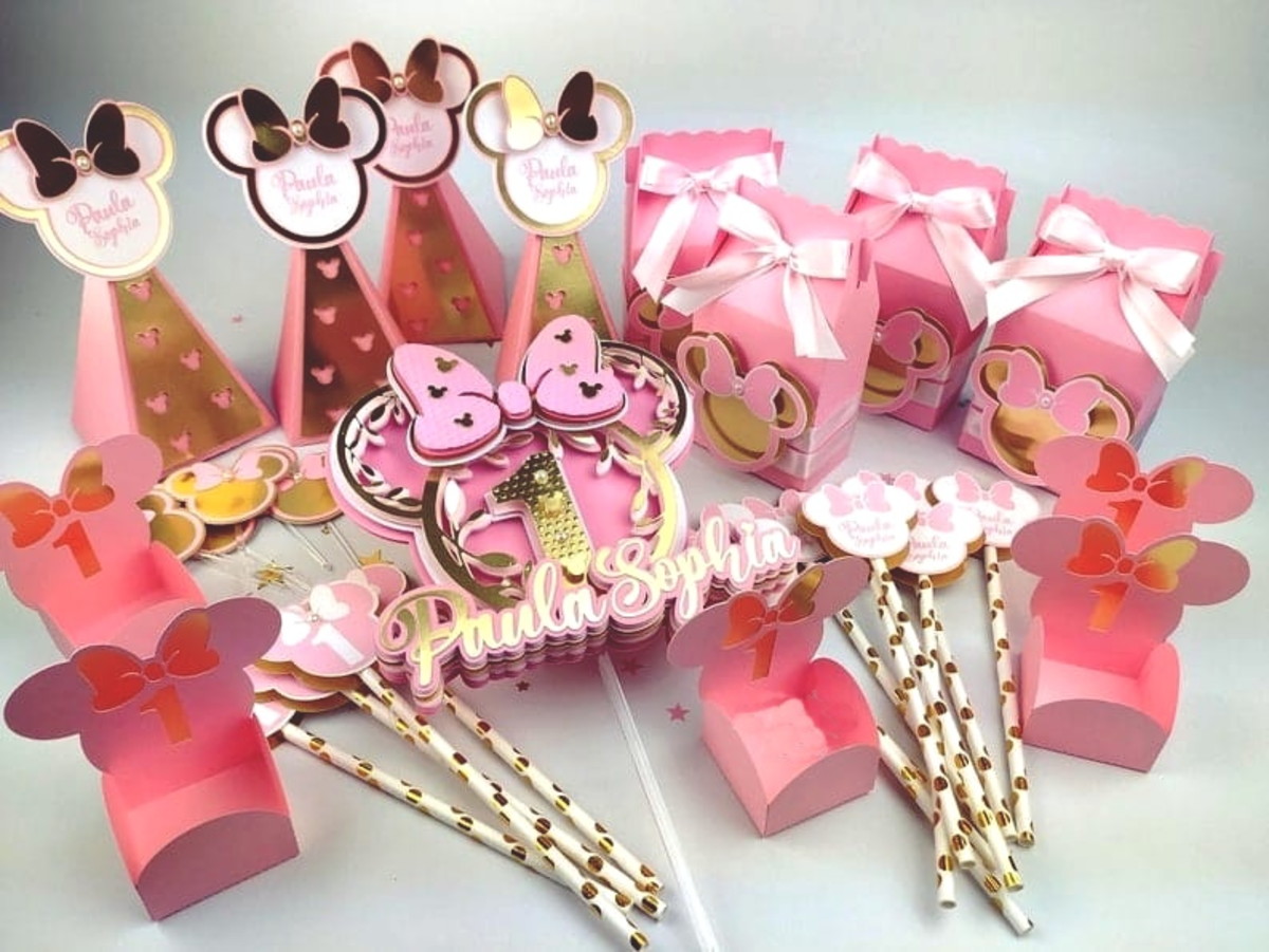 Arquivo de Corte Minnie Rosa Luxo