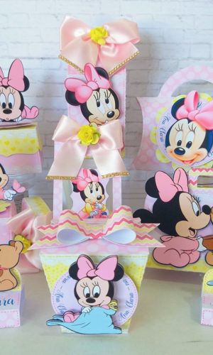 Arquivo de Corte Minnie Baby Rosa