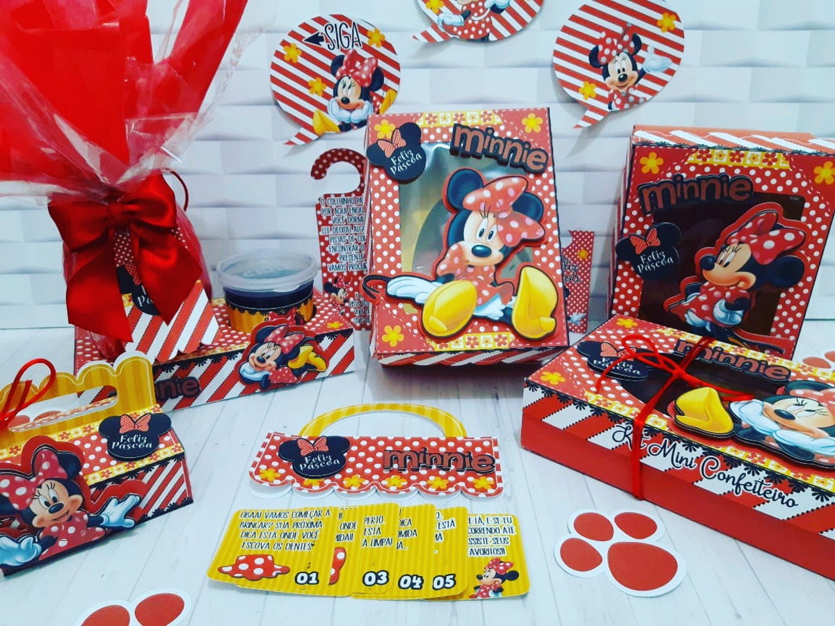 Arquivo de Corte Páscoa Minnie 1700