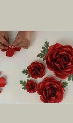 Arquivo de Corte Rosas Coração 1