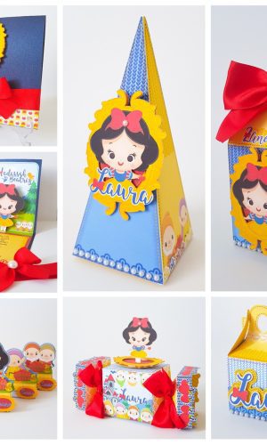 Arquivo de Corte Silhouette Branca de Neve cute