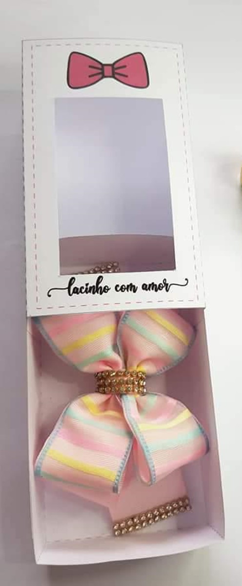 Arquivo de Corte Combo Sacolas + Caixas para Laços - Imagem 4