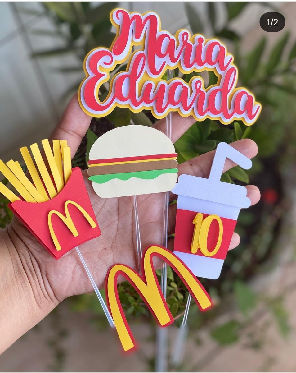 Arquivo De Corte Studio - Topo Mc Donalds