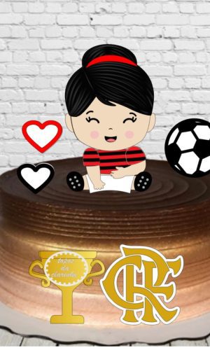 Arquivo de Corte Topo Bebe Futebol Camada