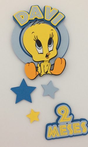 Arquivo de corte topo bolo Piu Piu baby