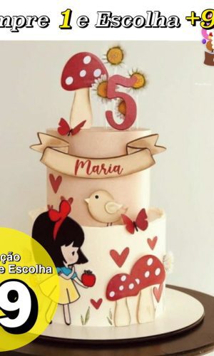 Arquivo de Corte Topo Branca de Neve Cute Camadas 1 - Studio