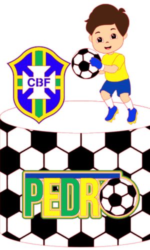 Arquivo De Corte: Topo Brasil Copa Do Mundo Menino 011