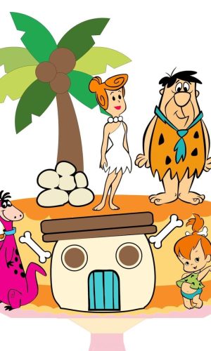 Arquivo de Corte topo de bolo Flintstones